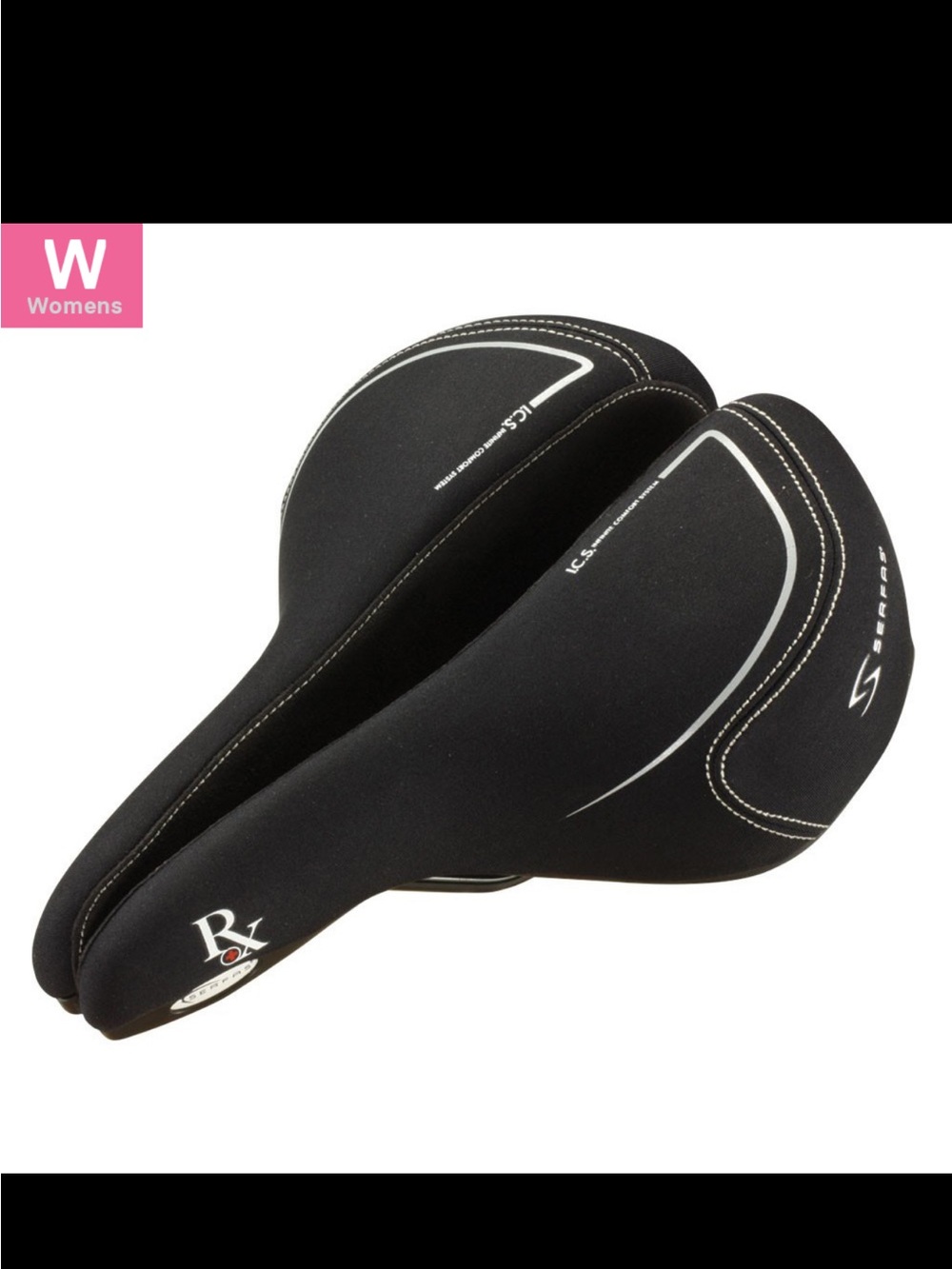 Women’s Black Comfort Bike Saddle